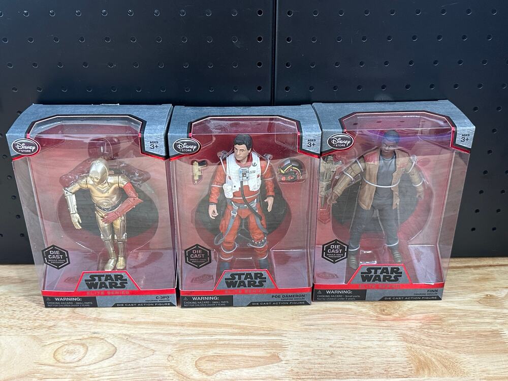 Disney Store Star Wars Die Cast Lot of 3 READ